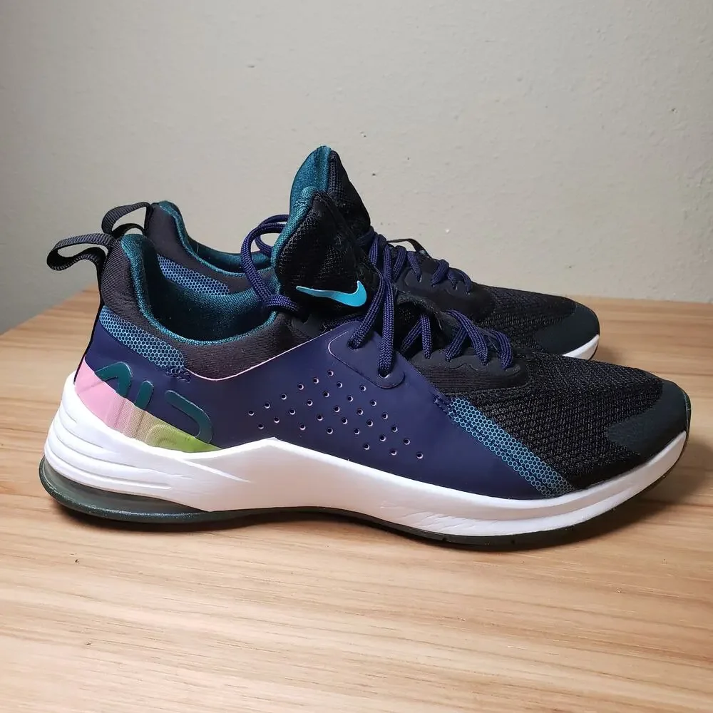 Nike Women's 8 Air Max Bella‎ TR3 Athletic Sneakers Black And Cyber Dark Sporty